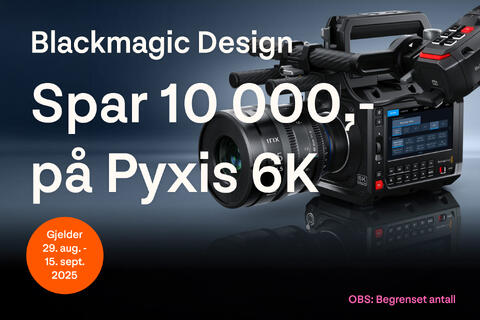 Spar 10 000,- på Pyxis 6K L-Mount